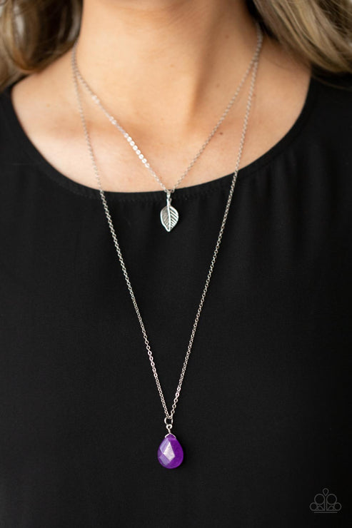 Paparazzi  Natural Essence - Purple  Necklace