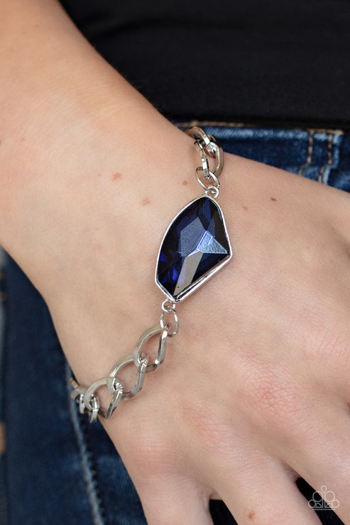 Paparazzi  Galactic Grunge - Blue  Bracelet