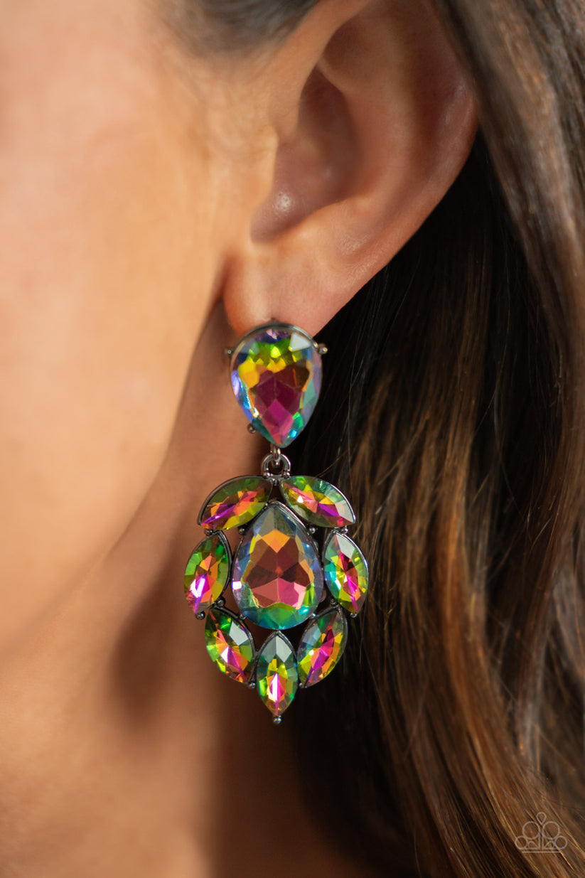 Paparazzi  Galactic Go-Getter - Multi  Post Earrings