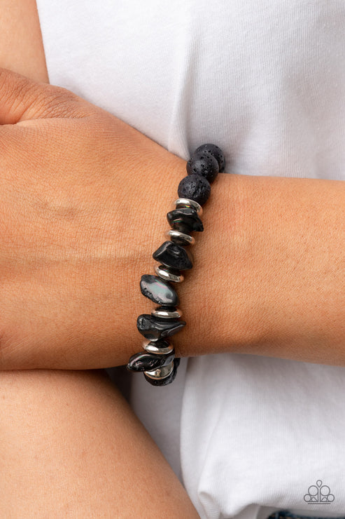 Paparazzi  Volcanic Vacay - Silver  Bracelet