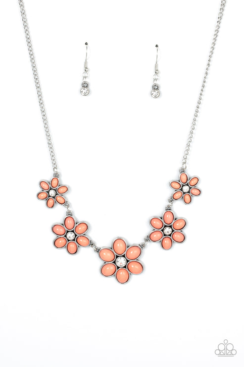 Paparazzi  Prairie Party - Orange  Necklace