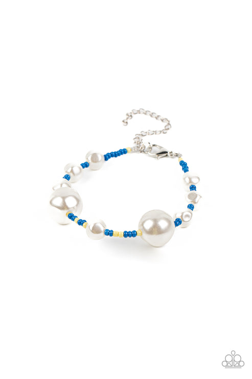 Paparazzi  Modern Marina - Blue  Necklace/Paparazzi  Contemporary Coastline - Blue  Bracelet
