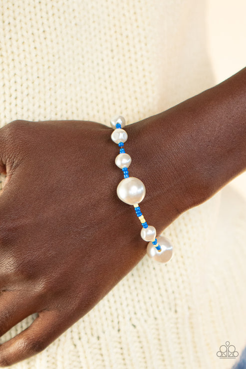 Paparazzi  Modern Marina - Blue  Necklace/Paparazzi  Contemporary Coastline - Blue  Bracelet