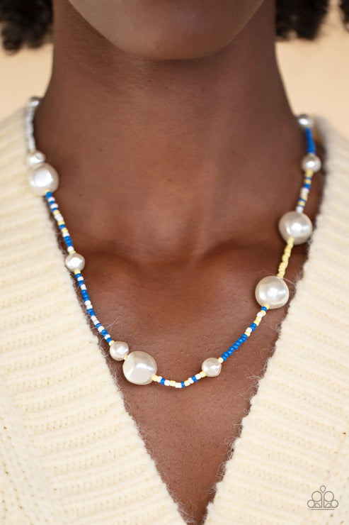 Paparazzi  Modern Marina - Blue  Necklace/Paparazzi  Contemporary Coastline - Blue  Bracelet
