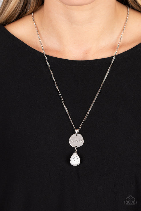 Paparazzi  Caring Couture - White  Necklace