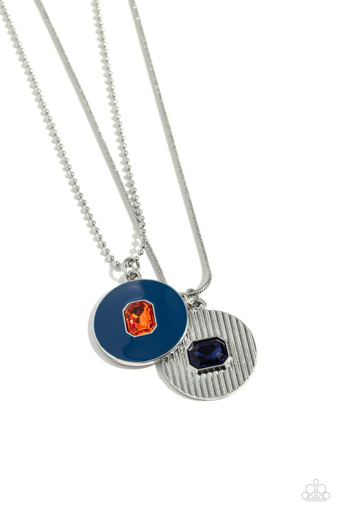 Paparazzi  Cryptic Couture - Blue  Necklace