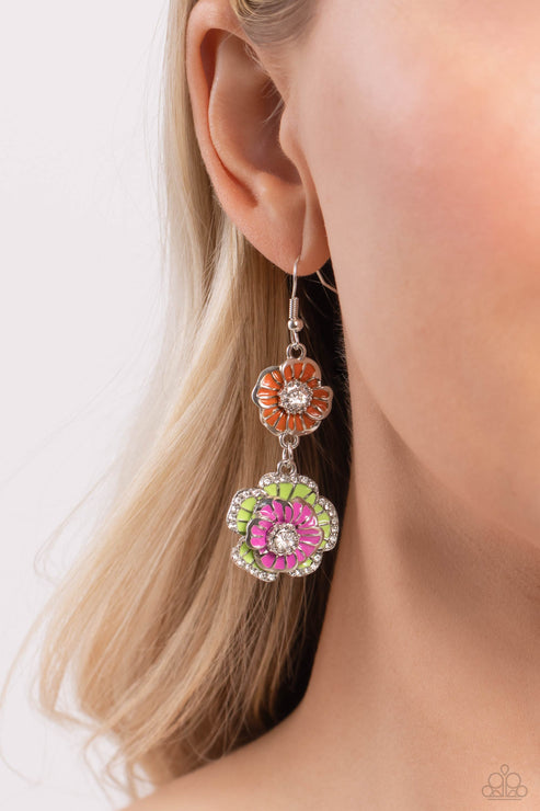 Paparazzi  Intricate Impression - Multi  Earrings