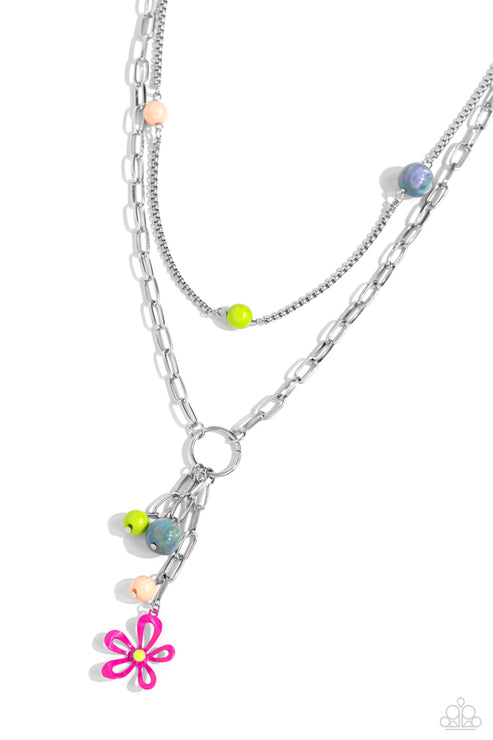 Paparazzi  Seize the Swirls - Pink  Necklace