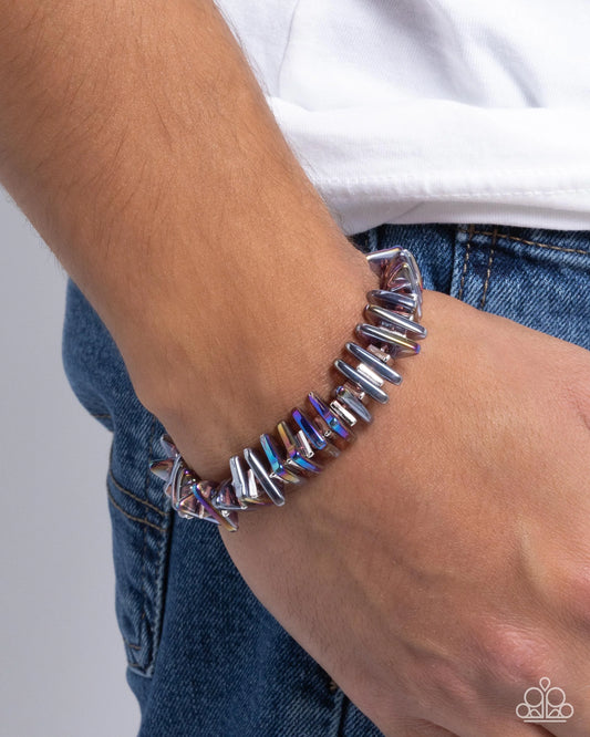 Multicolored Musings - multi - Paparazzi MENS bracelet