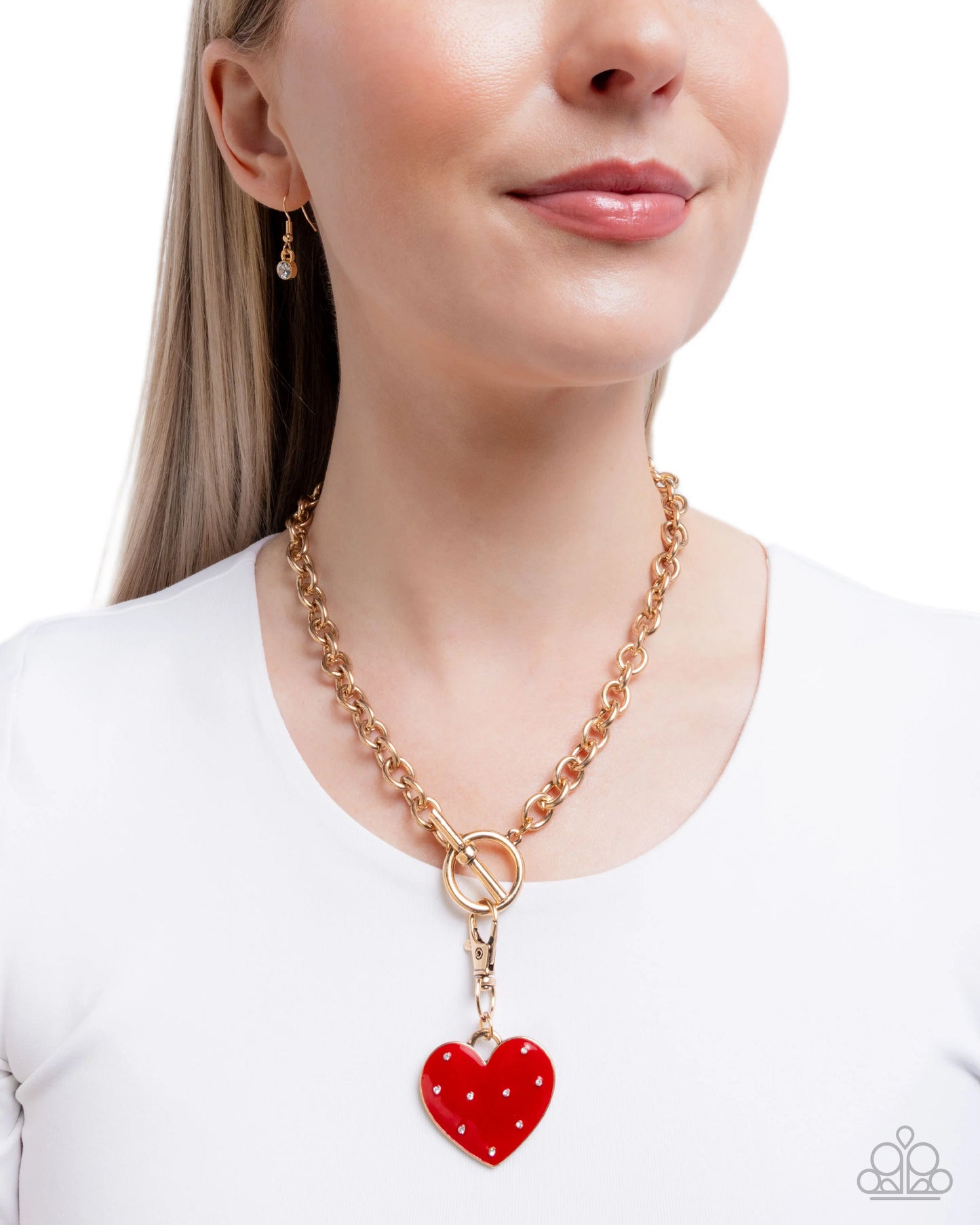 Romantic Range - red - Paparazzi necklace