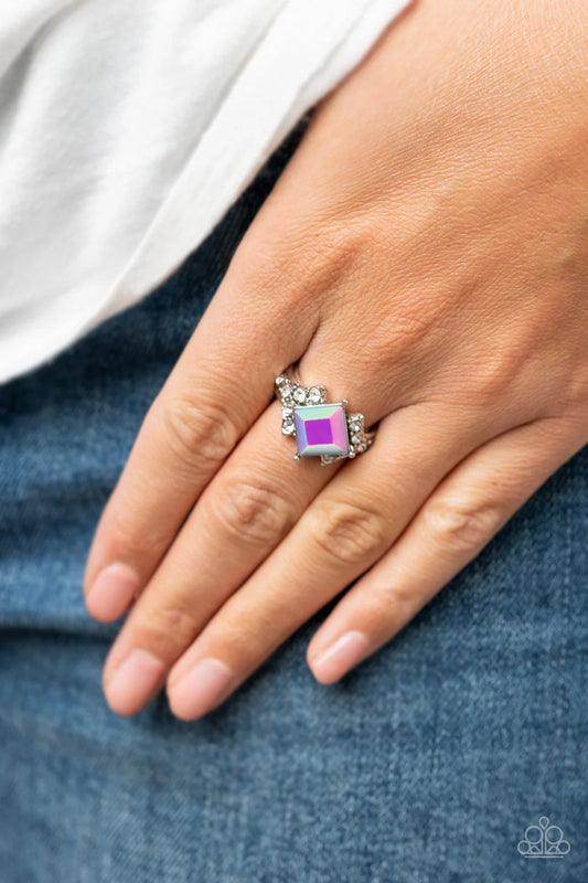 Mind-Blowing Brilliance - purple - Paparazzi ring