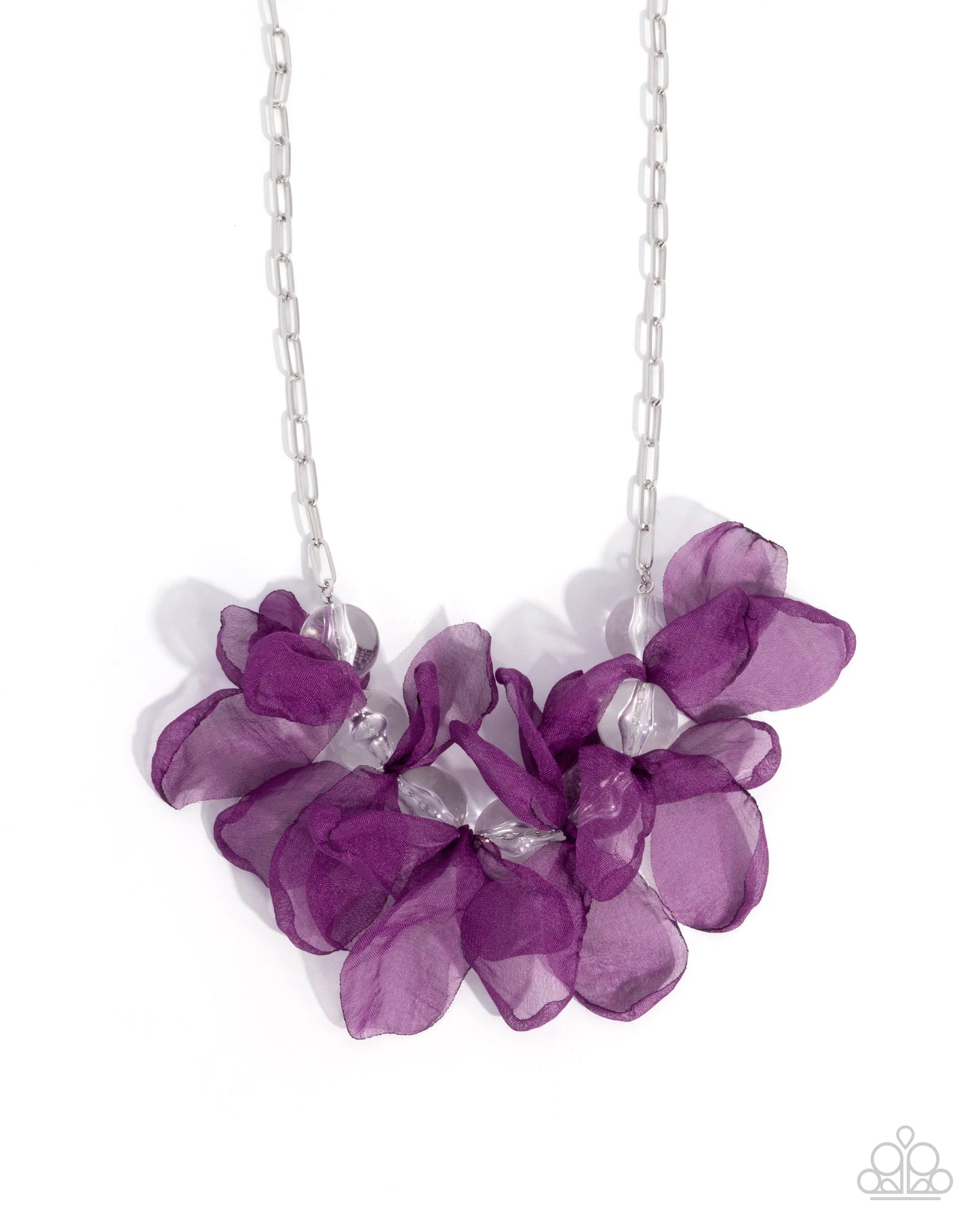 Paparazzi Fancy Fabric - Purple Necklace