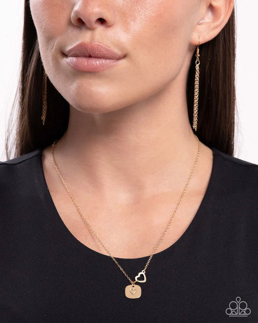 Paparazzi Necklace ~ When Can I See You Again? - Gold