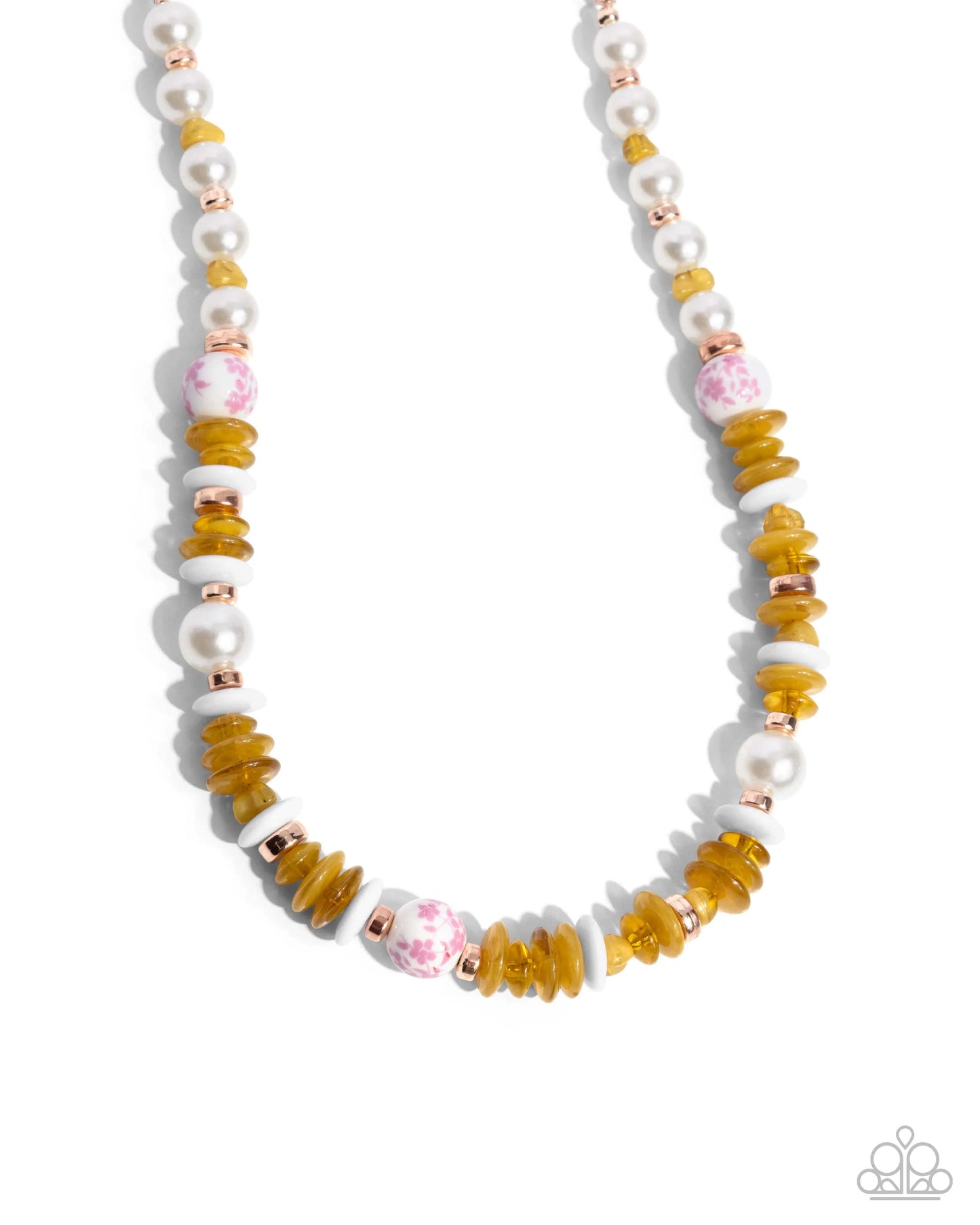 Necklace: "Porcelain Pizzazz - Pink" 
Bracelet: "Porcelain Pattern - Pink”