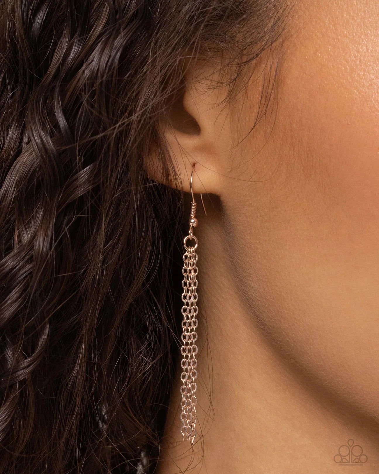 Seashell Sonata - Rose Gold Necklace - Paparazzi Accessories/Paparazzi SHELL, I Was In the Area - Rose Gold Earrings
