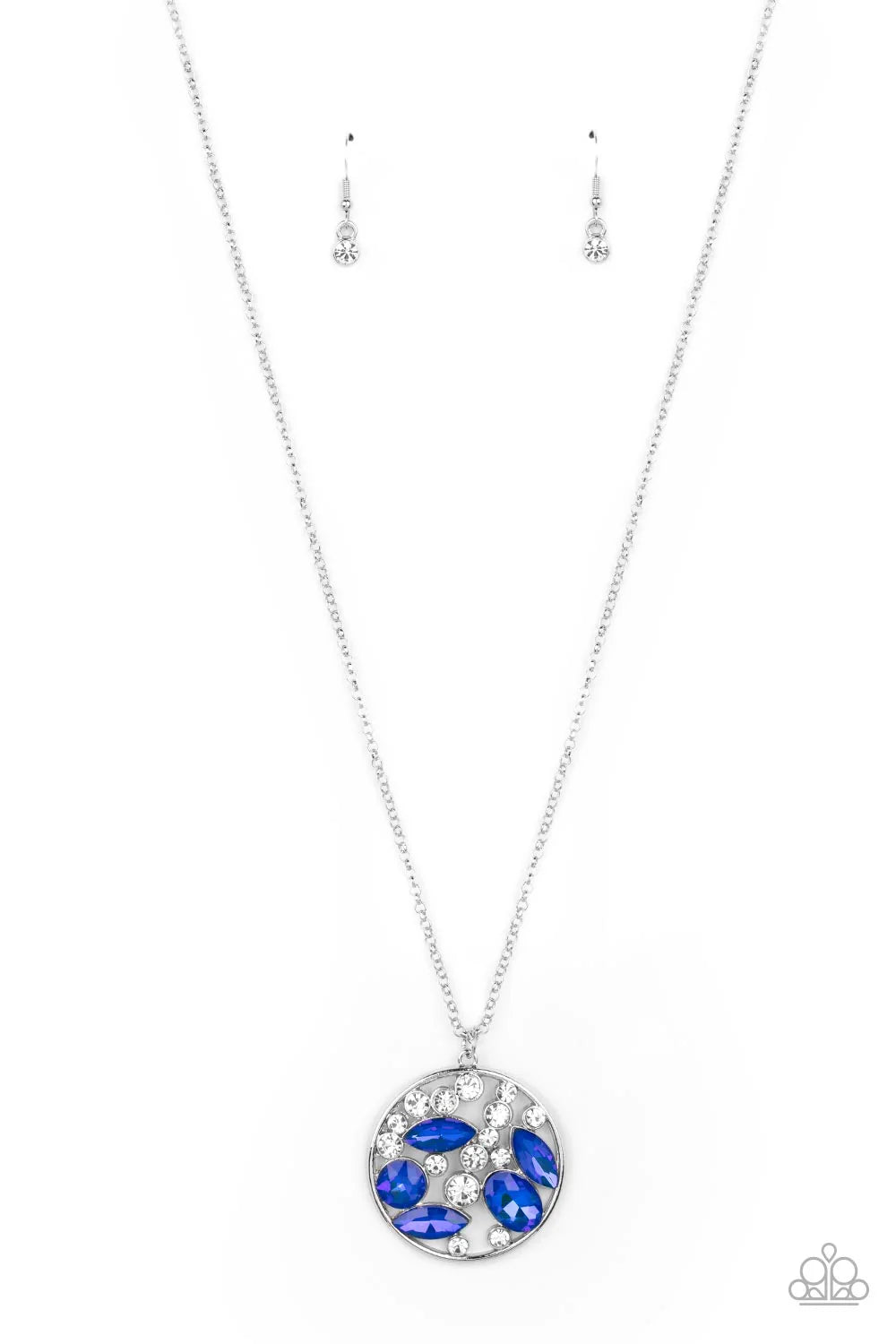 PAPARAZZI "IRIDESCENTLY INFLUENTIAL" BLUE NECKLACE