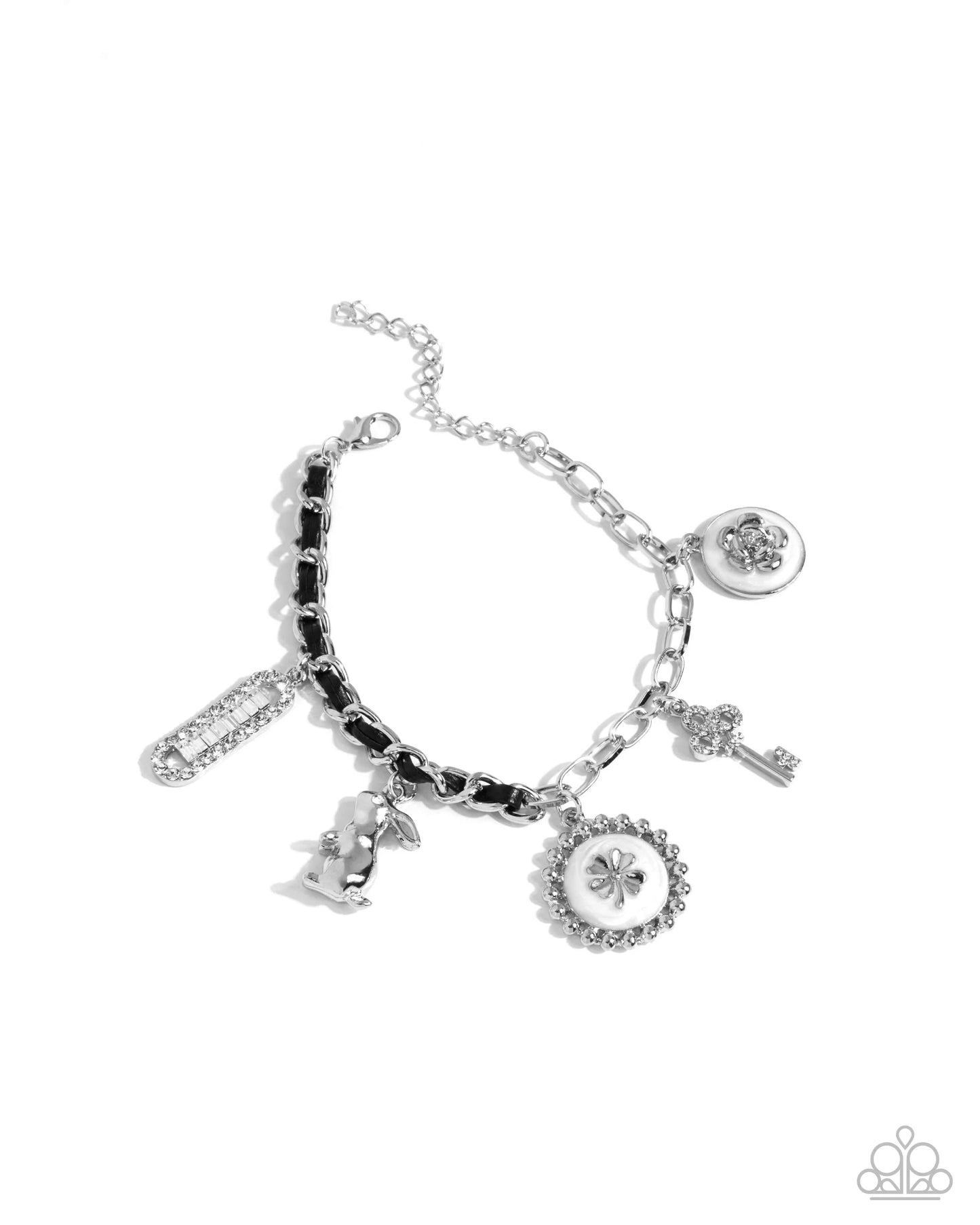 Paparazzi Velveteen Rabbit White Bracelet