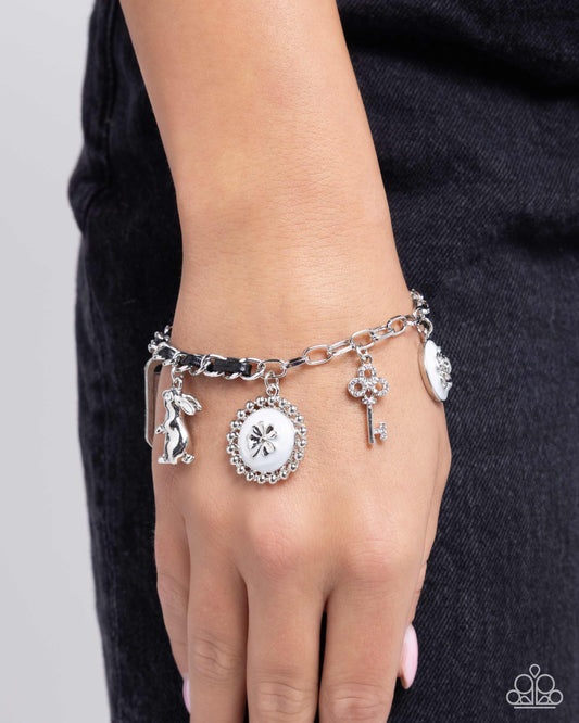 Paparazzi Velveteen Rabbit White Bracelet