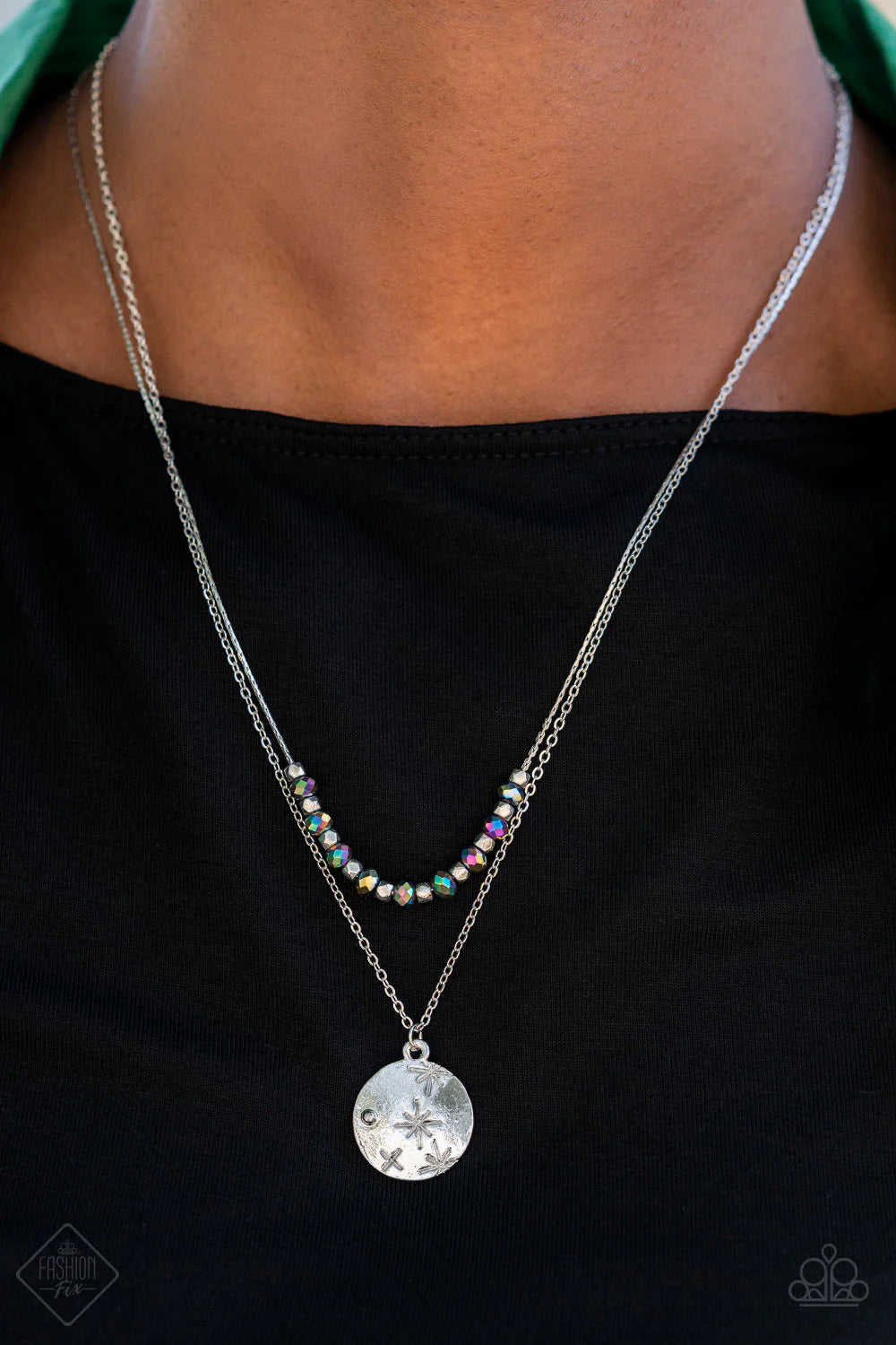 Necklace Stunning Supernova - Multi" 
Earring Artificial STARLIGHT - Multi" 
Bracelet Intergalactic Gamechanger - Multi Ring Lunar Levels - Silver