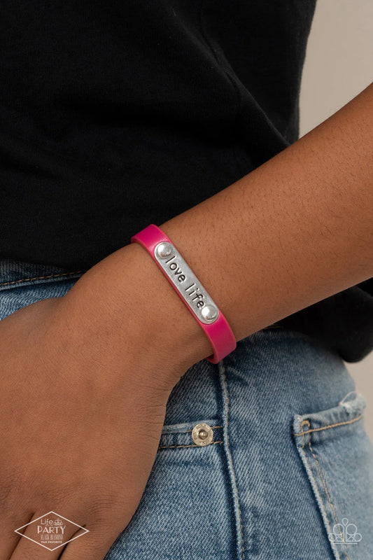 Paparazzi Love Life - Pink Bracelet