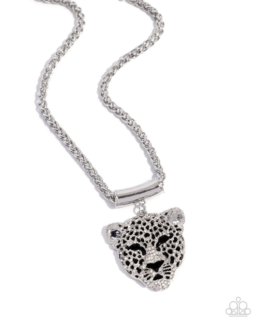 Paparazzi Leopard Luminescence Black Necklace