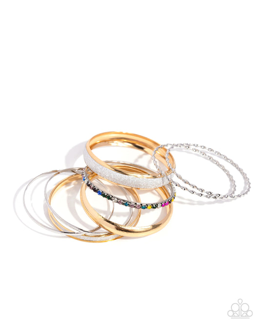 Paparazzi Smoldering Stack Multi Bracelet