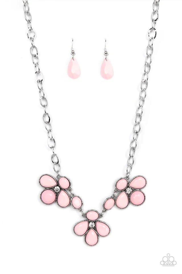 Paparazzi Necklace ~ SELFIE-Worth - Pink