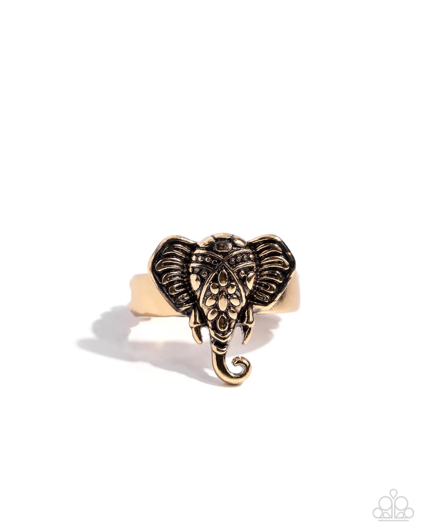 Paparazzi Elephant Whisper - Gold Ring