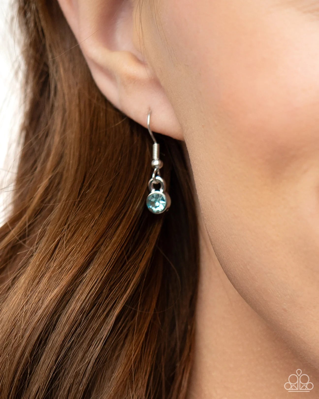 PAPARAZZI "BIRTHSTONE BEAUTY" BLUE MARCH  NECKLACE