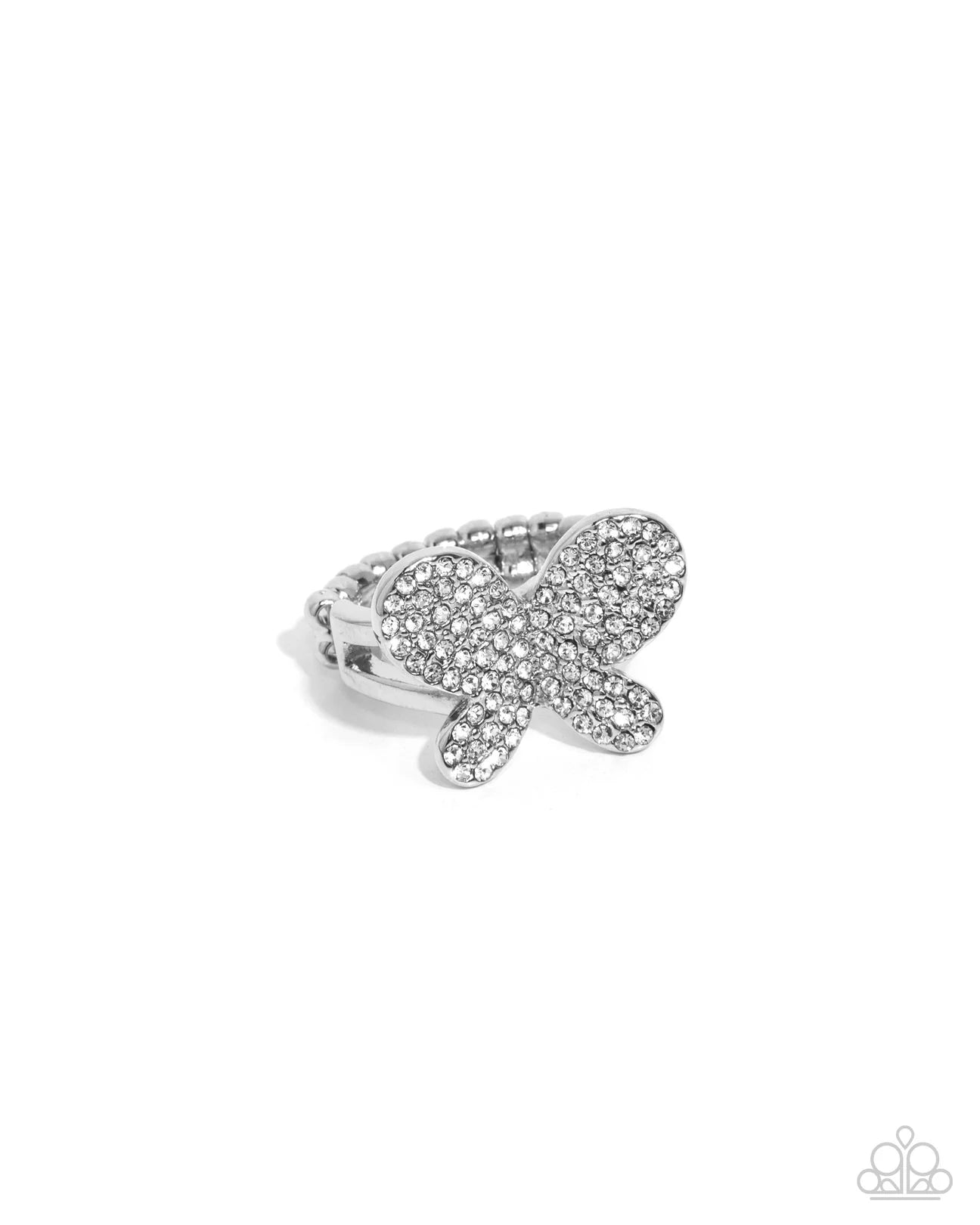 PAPARAZZI "AERIAL ANTHEM" WHITE RING
