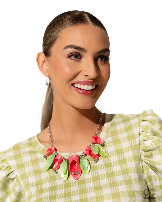 PAPARAZZI "GARDEN GAZE" MULTI NECKLACE