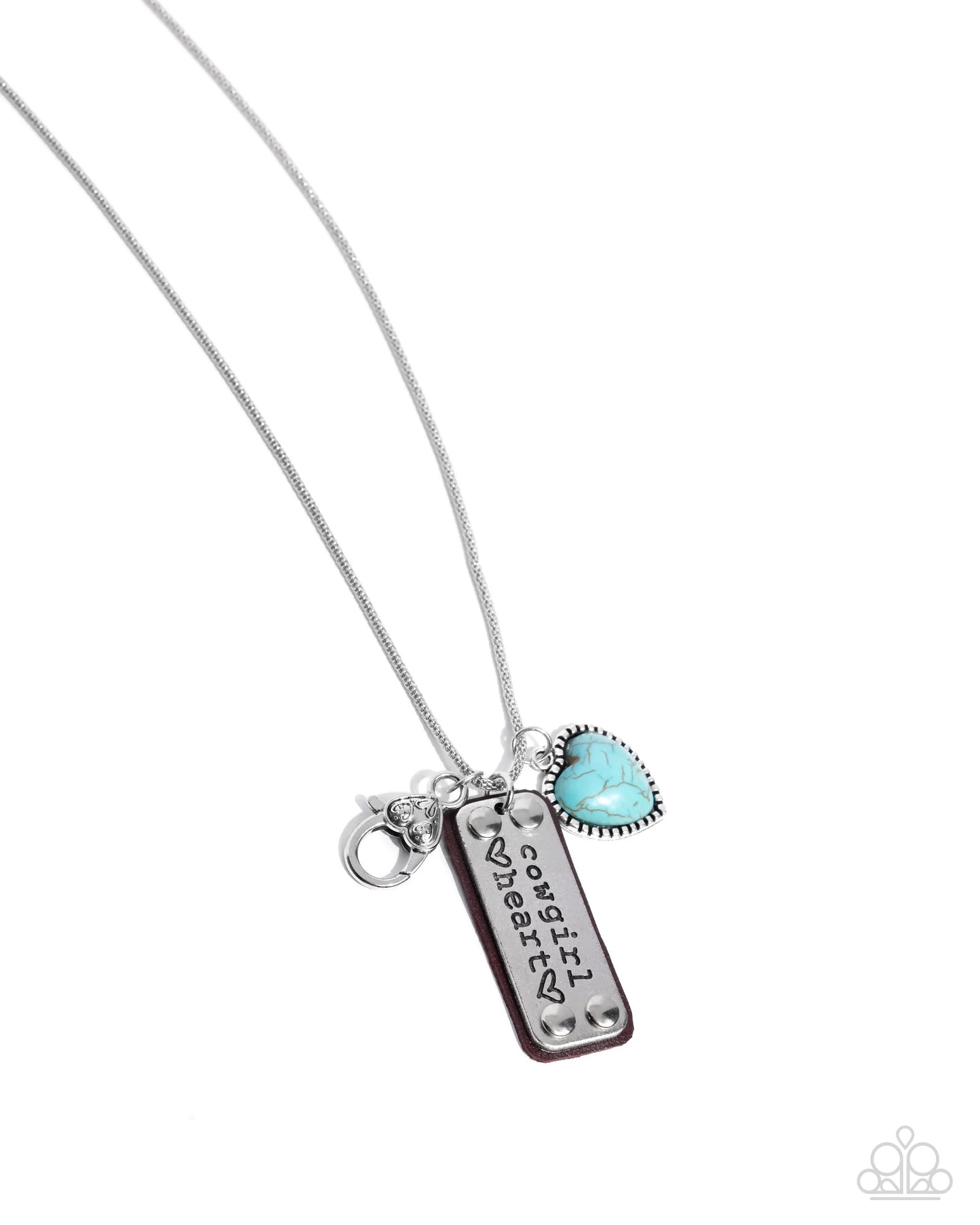 Paparazzi Heart of a Cowgirl - Blue Lanyard