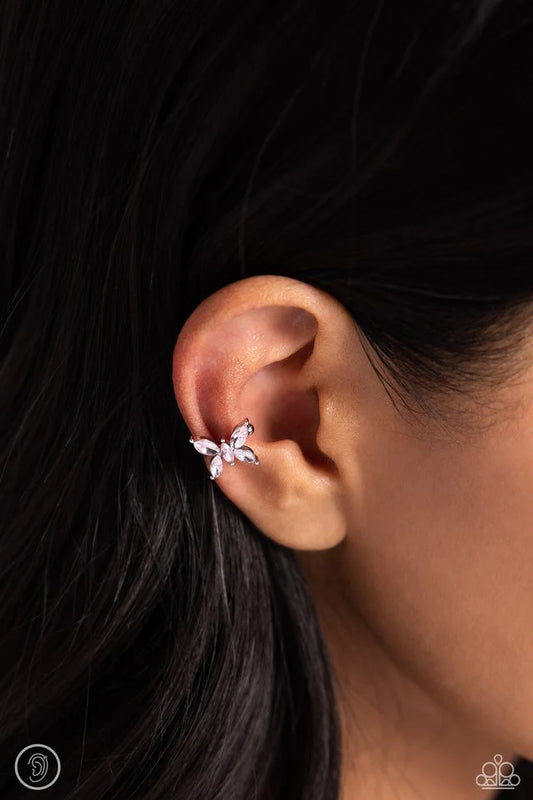Paparazzi Earring ~ Aerial Advancement - Pink