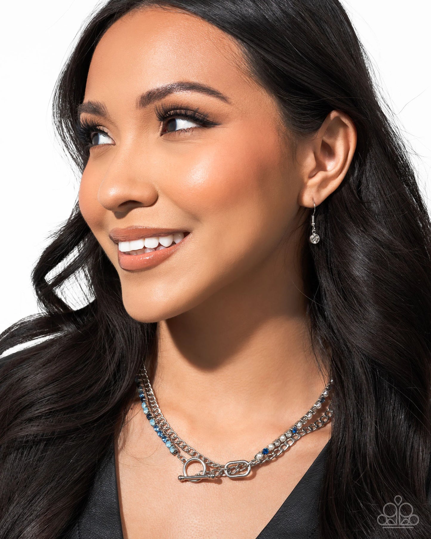Paparazzi Mismatched Makeover Blue Necklace