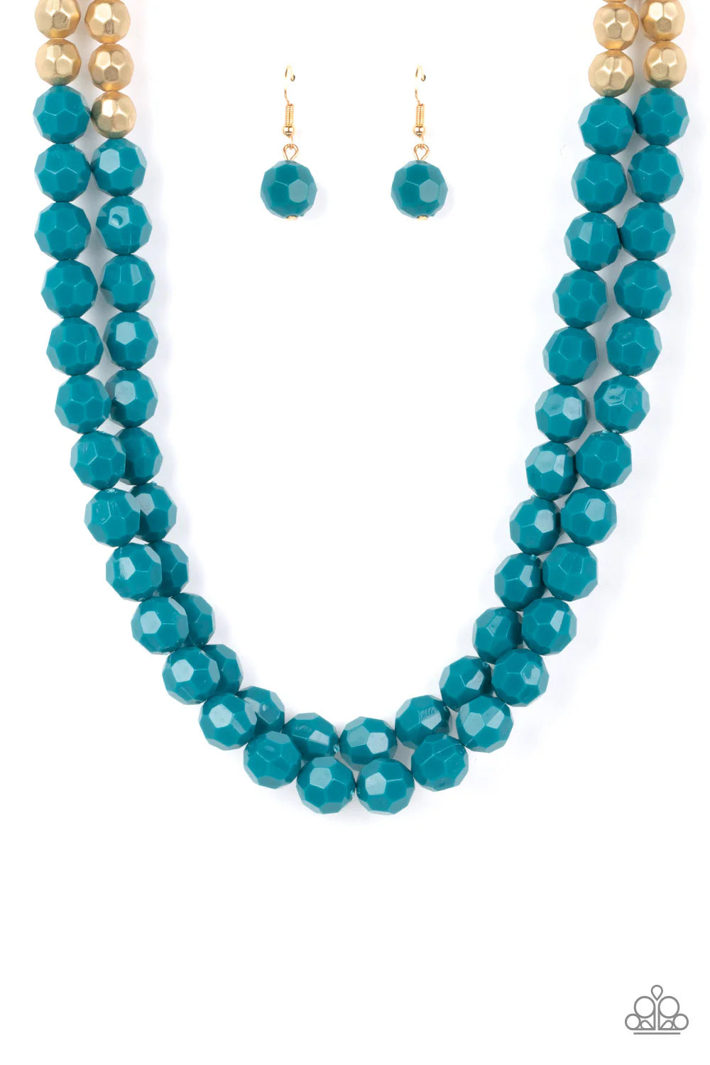 Paparazzi ♥ Greco Getaway - Blue ♥ Necklace/Paparazzi ♥ Grecian Glamour - Blue ♥ Bracelet