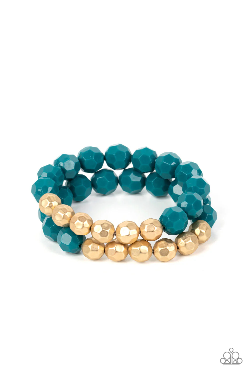 Paparazzi ♥ Greco Getaway - Blue ♥ Necklace/Paparazzi ♥ Grecian Glamour - Blue ♥ Bracelet
