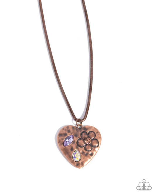 Paparazzi ♥ Outgoing Opulence - Copper ♥ Necklace