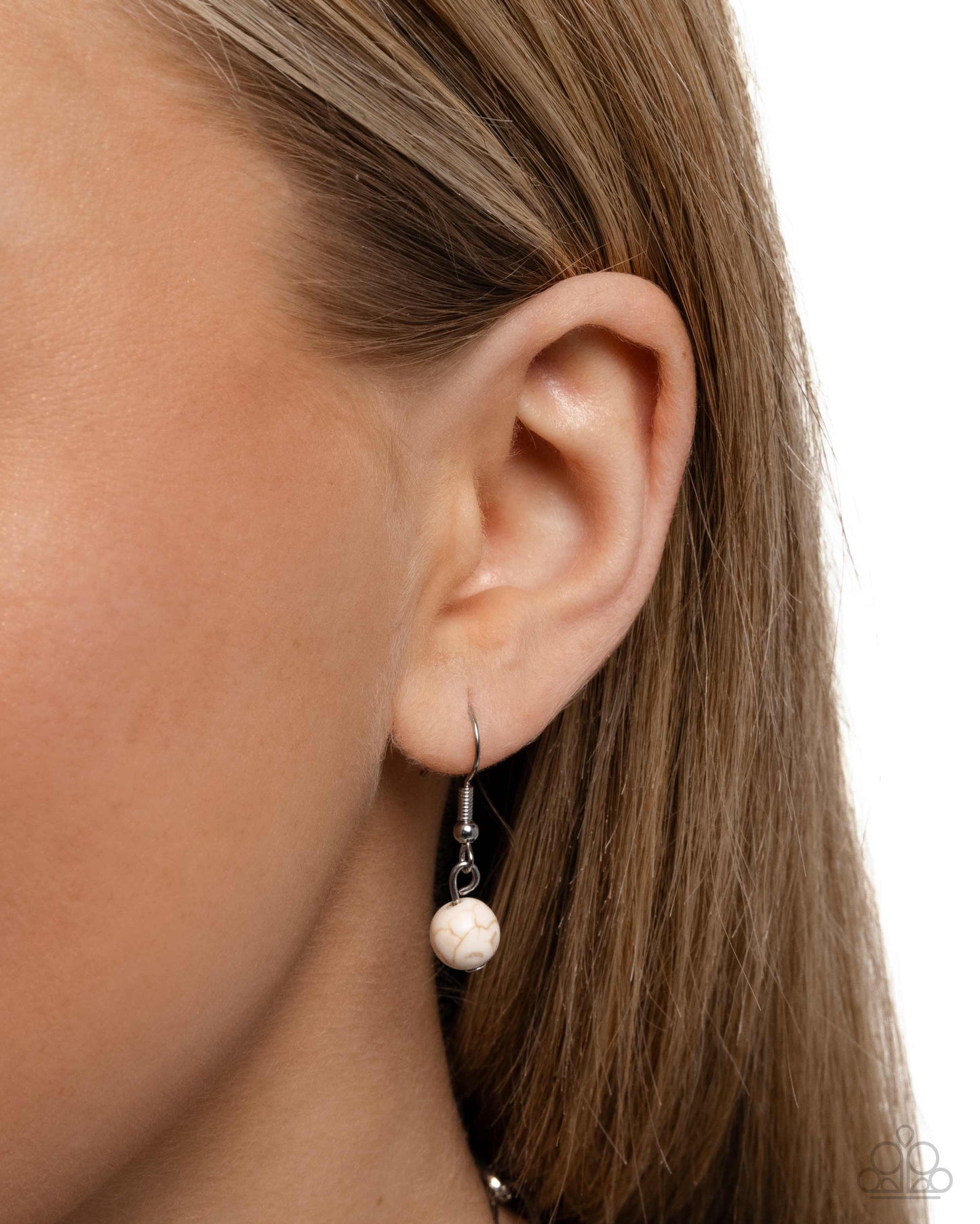 Paparazzi ♥ Limitless Longhorn - White ♥ Necklace
