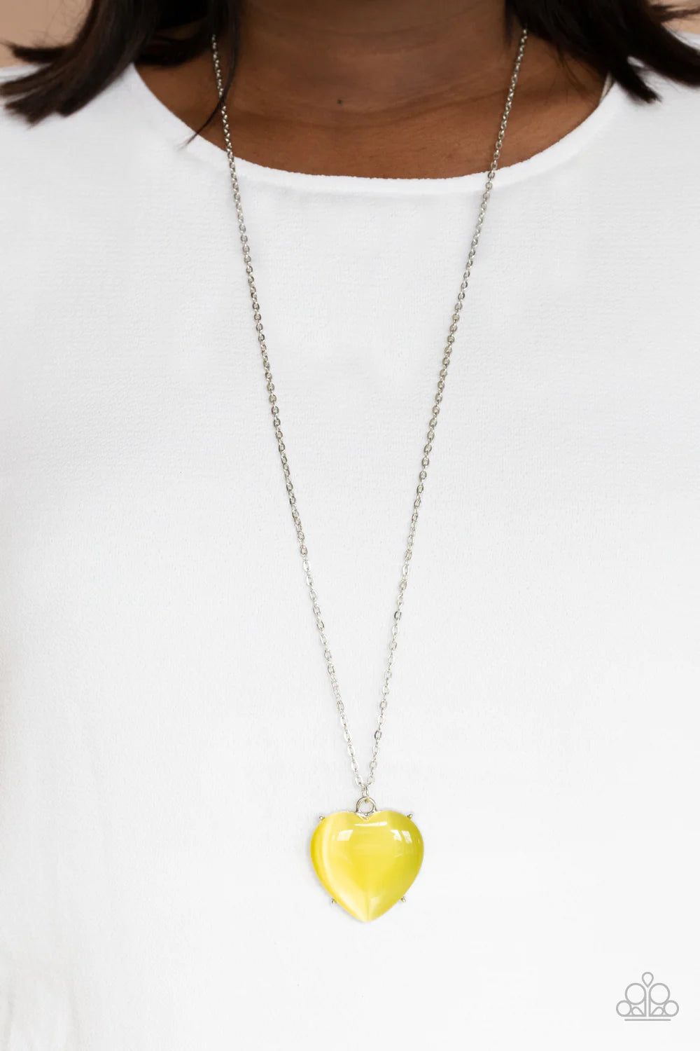 Paparazzi ♥ Warmhearted Glow - Yellow ♥ Necklace