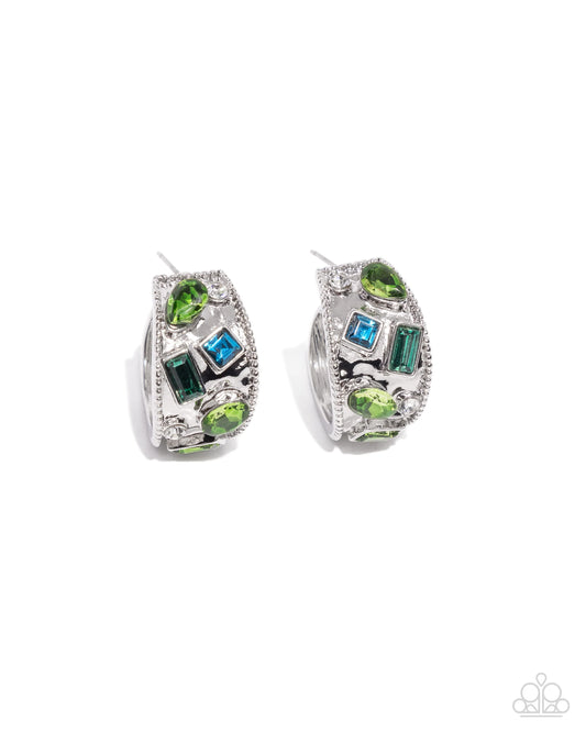 Paparazzi ♥ Antique Dealer - Green ♥ Earrings