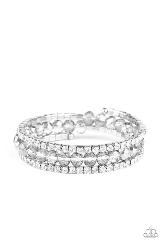 Paparazzi ♥ Glam-ified Fashion - Silver ♥ Bracelet