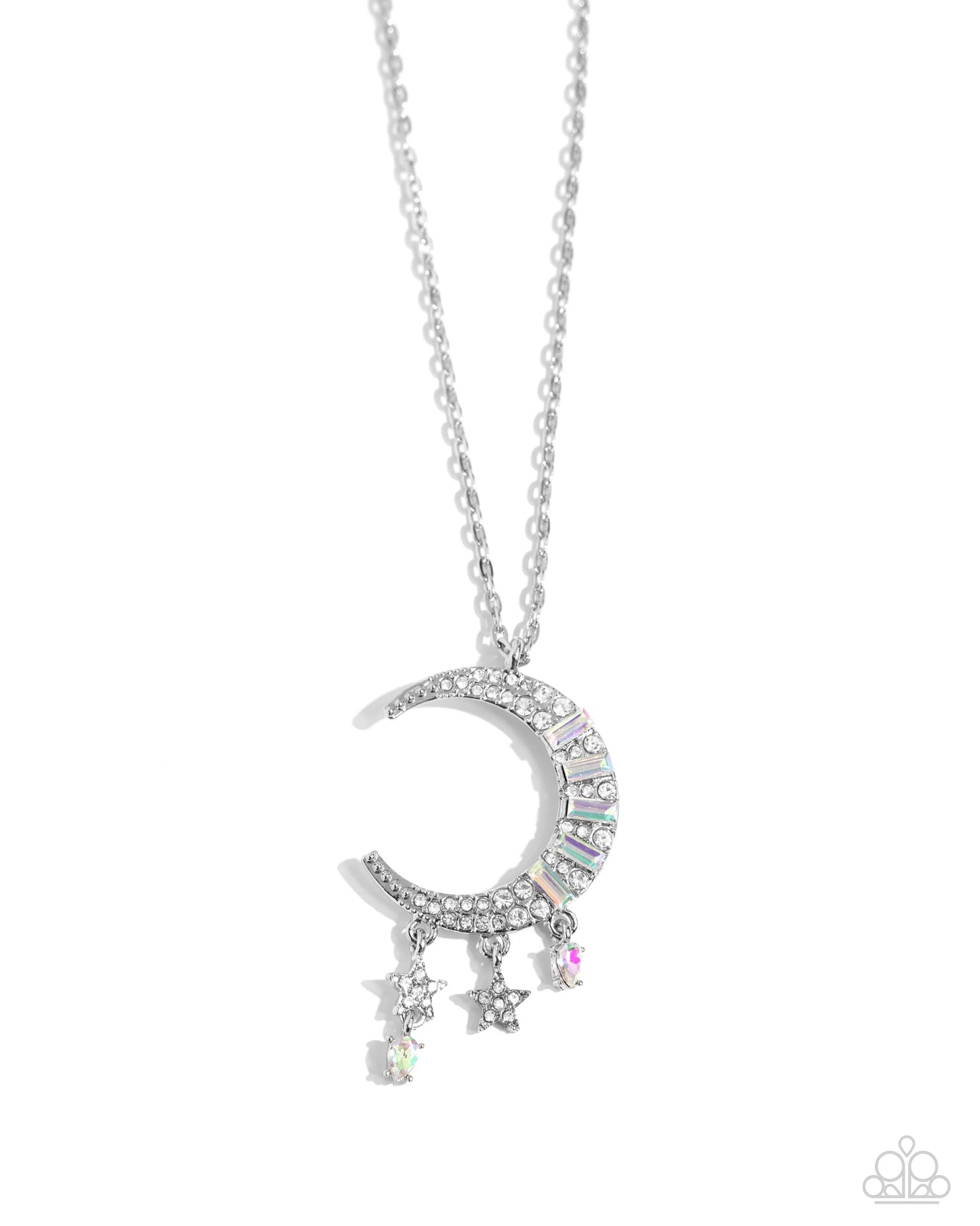 Paparazzi ♥ Lunar Landmark - White ♥ Necklace