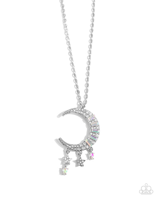 Paparazzi ♥ Lunar Landmark - White ♥ Necklace