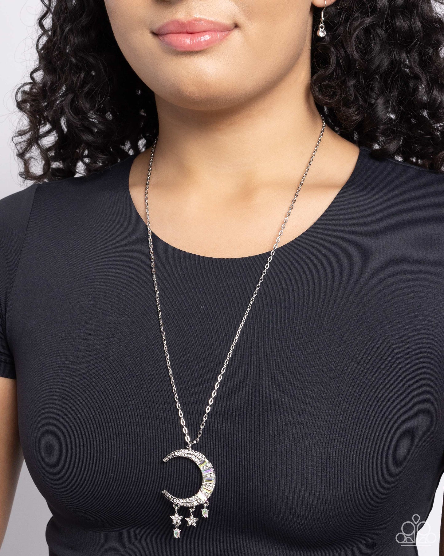Paparazzi ♥ Lunar Landmark - White ♥ Necklace