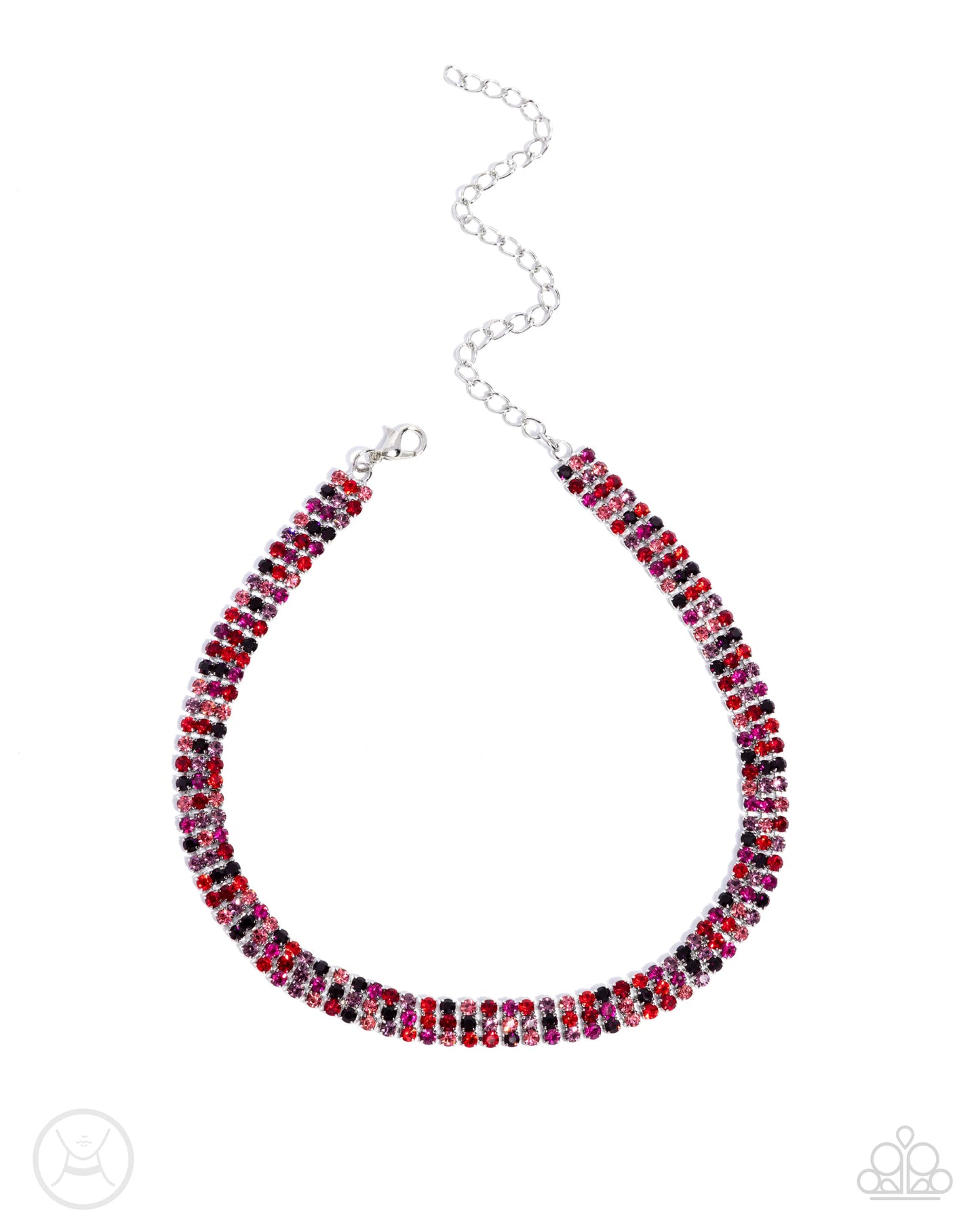 Choker Necklace: "Terrific Trio - Red"
Bracelet: "Thrilling Trio - Red"