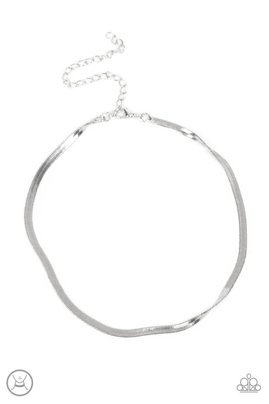 Paparazzi ♥ In No Time Flat - Silver ♥ Necklace