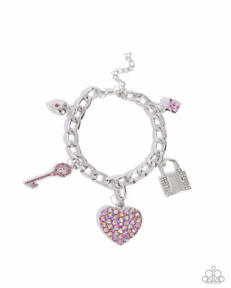 Paparazzi Bracelet ~ Fortified Fashion - Pink