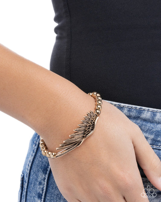 Paparazzi Angelic Appreciation - Gold Bracelet