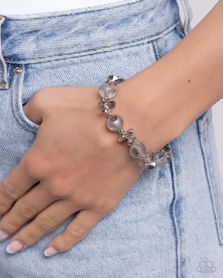 Paparazzi Bracelet ~ Lets Start at the FAIRY Beginning - Silver