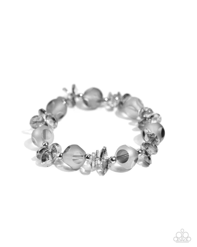 Paparazzi Bracelet ~ Lets Start at the FAIRY Beginning - Silver